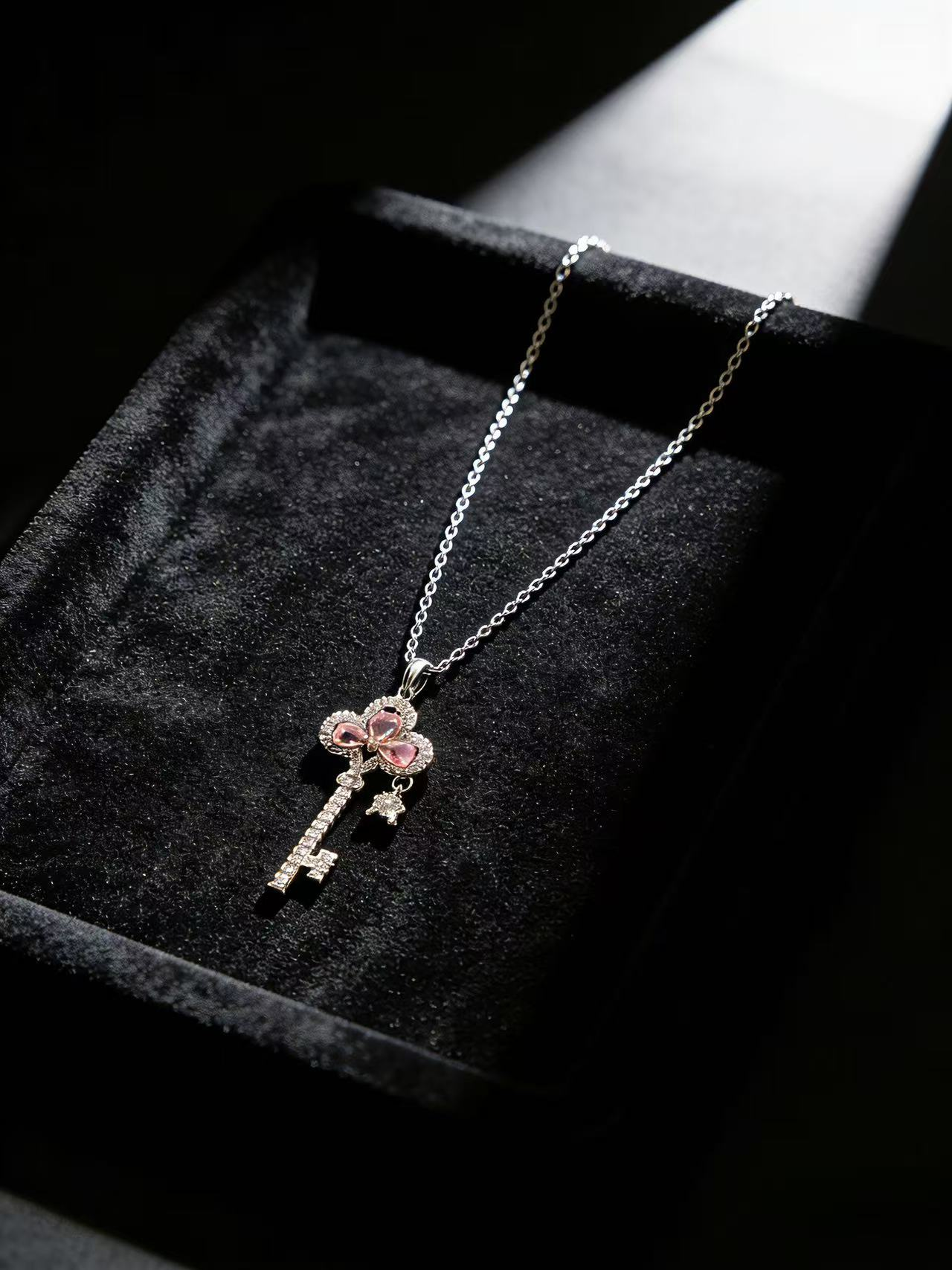 Pink Key Heart Opener