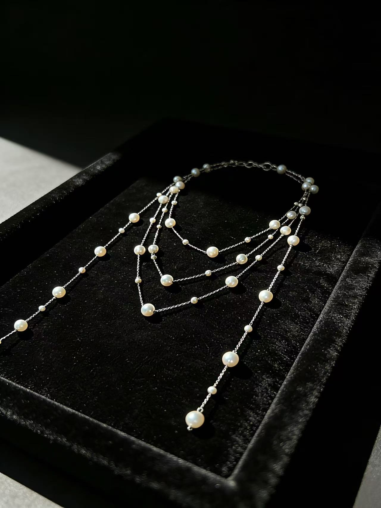 Moonlit Triple Strand