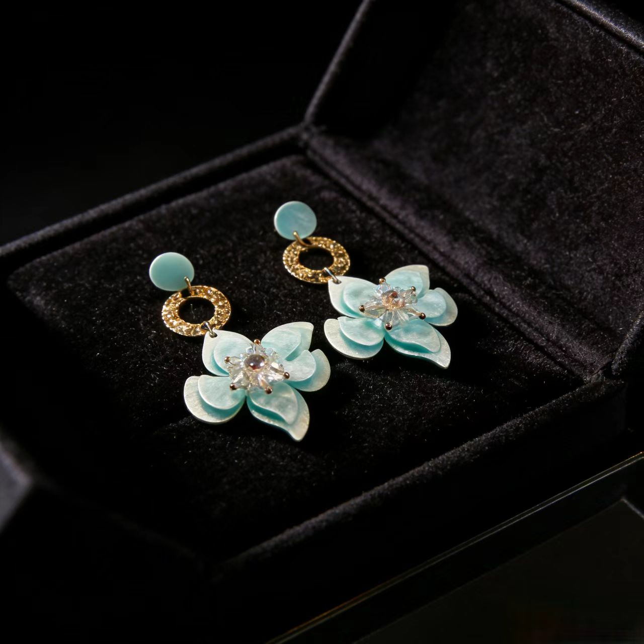 Enamel Butterfly Bloom Studs