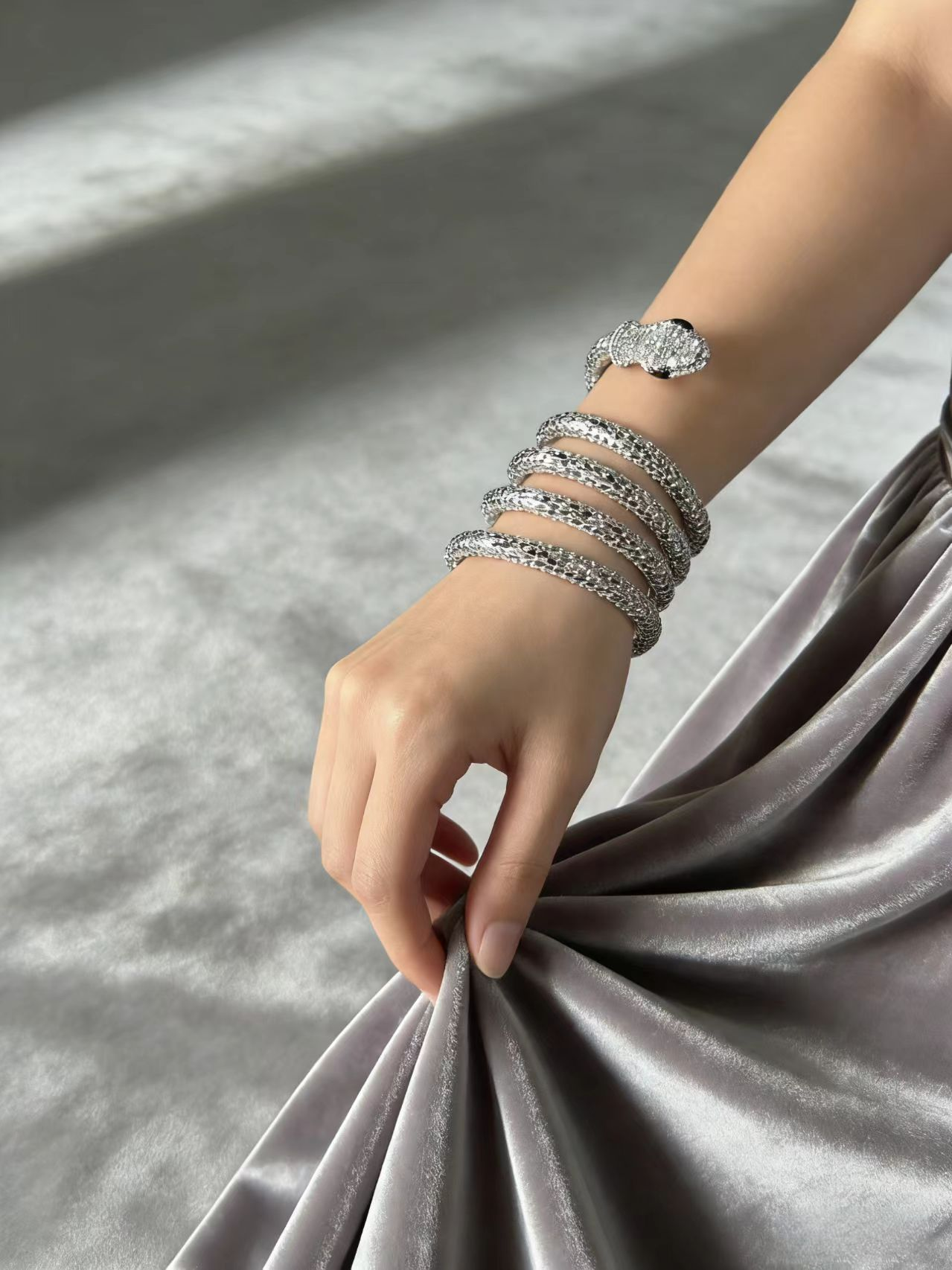 Serpent Shimmer Bracelet