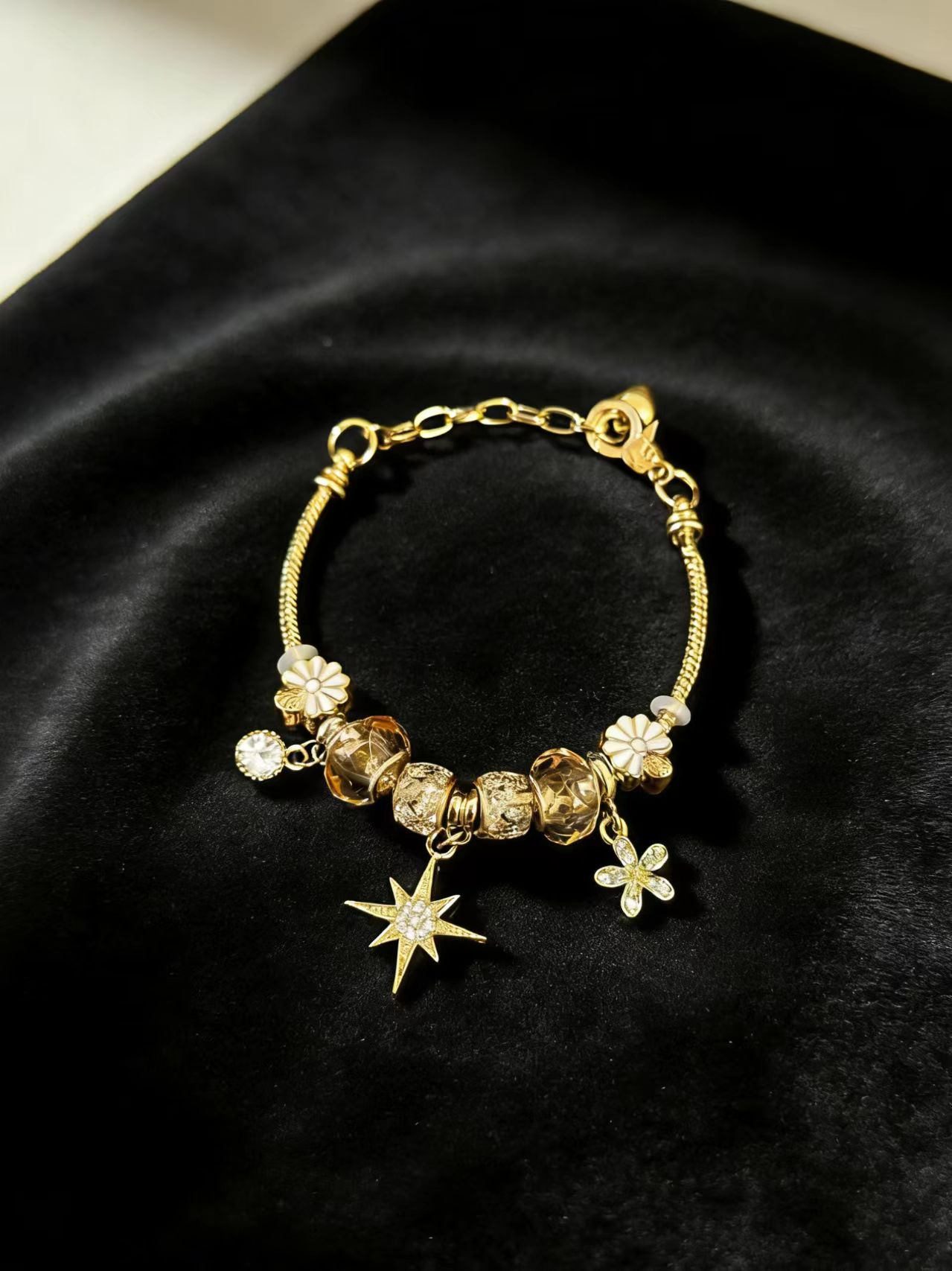 Golden Butterfly Star Bracelet