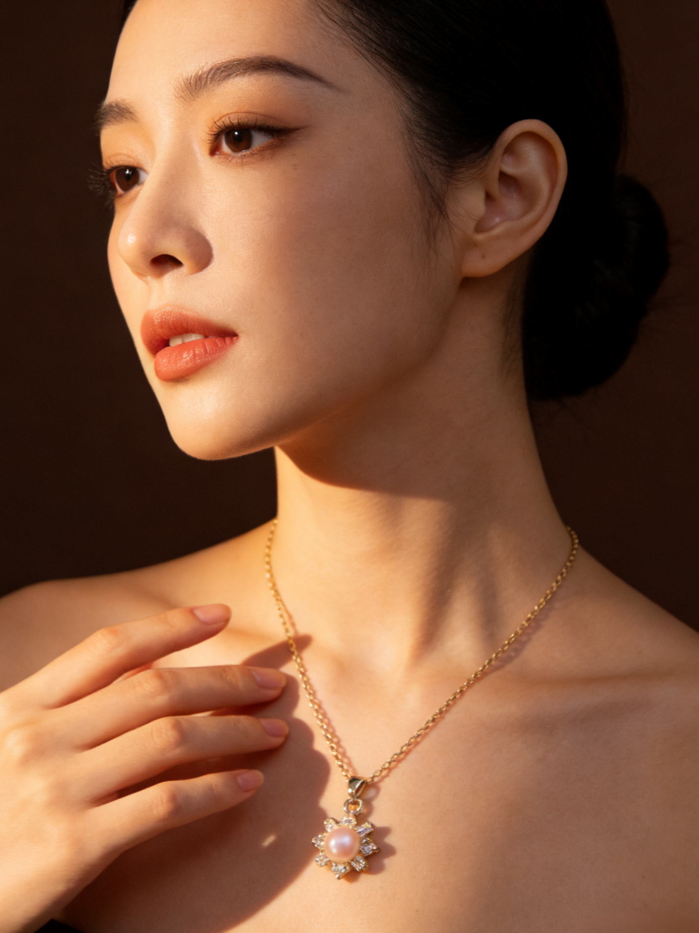 Cherry Blossom Drift Choker