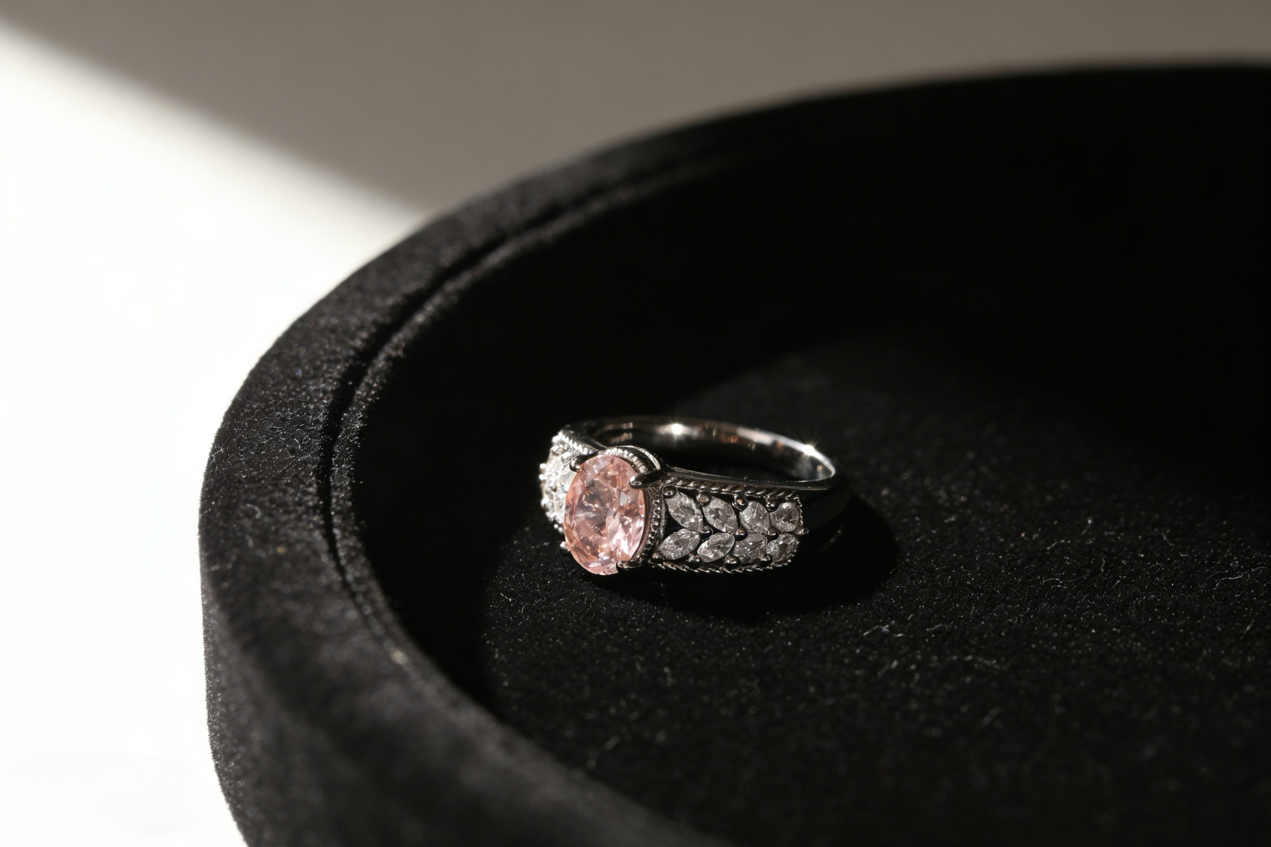 Pink Vine Ring