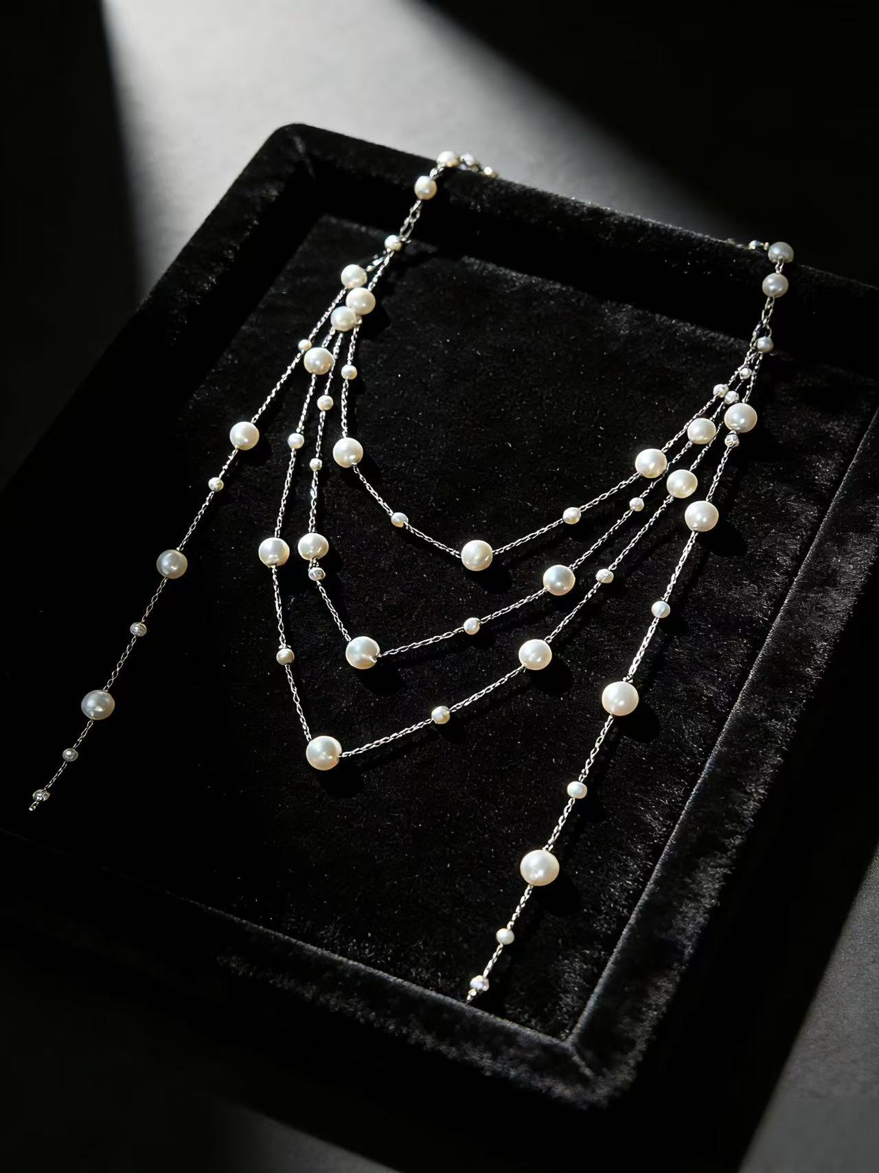 Moonlit Triple Strand