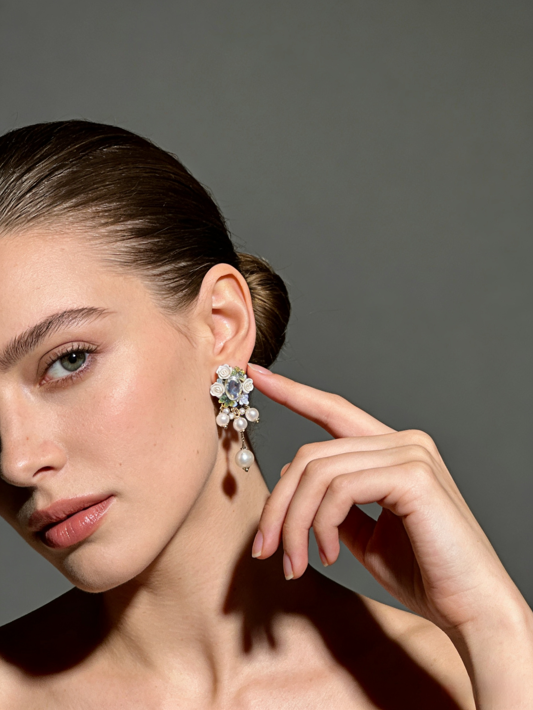 Bloom & Pearl Drop Earrings