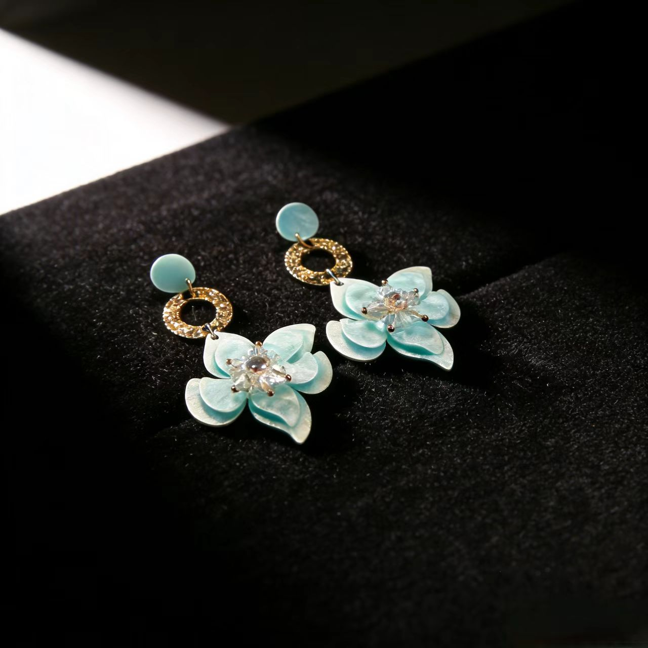 Enamel Butterfly Bloom Studs