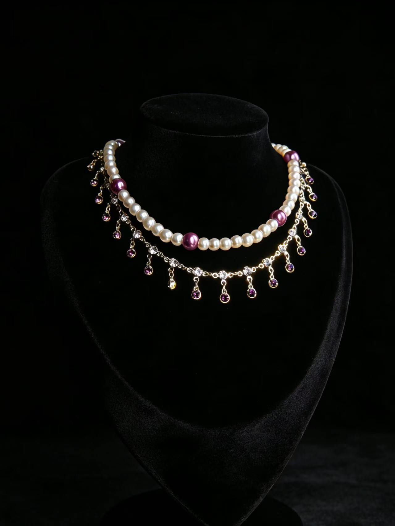 Pink Bead Tassel Ballad