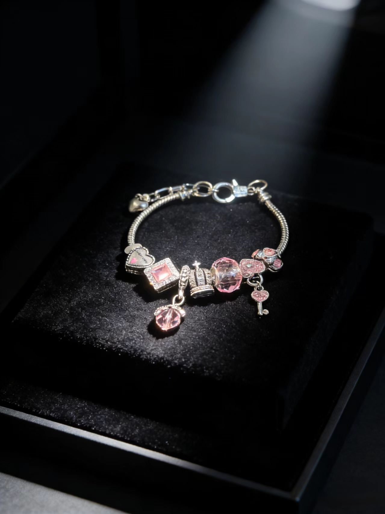 Pink Diamond Whisper Bracelet