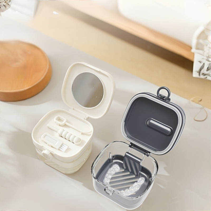 Tragbare Zahnspangen-Aufbewahrungsbox