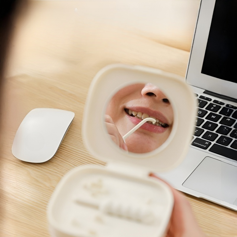 Tragbare Zahnspangen-Aufbewahrungsbox