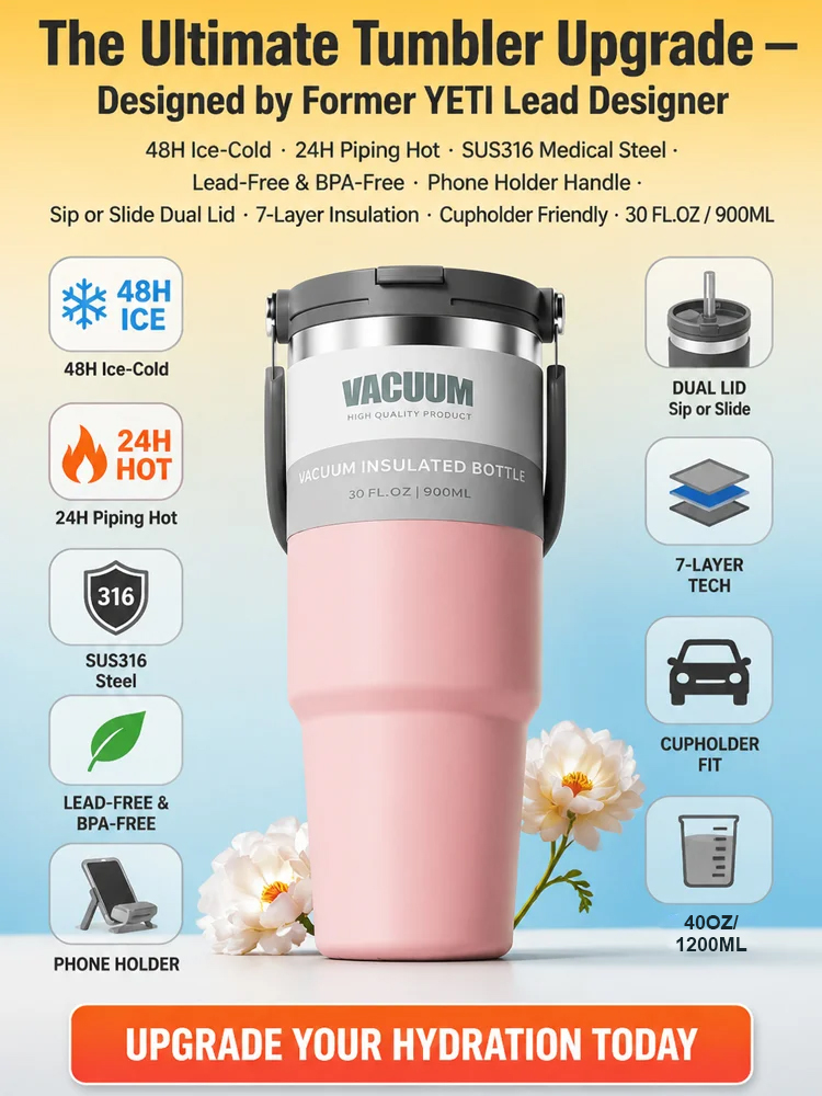 【Extra Large Capacity】Insulated Ice Master Cup
