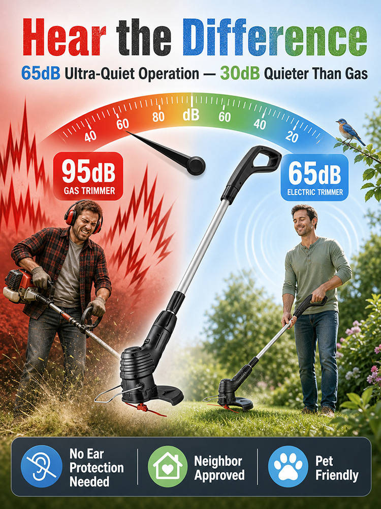 Foldable Rechargeable Garden Lawn Mower