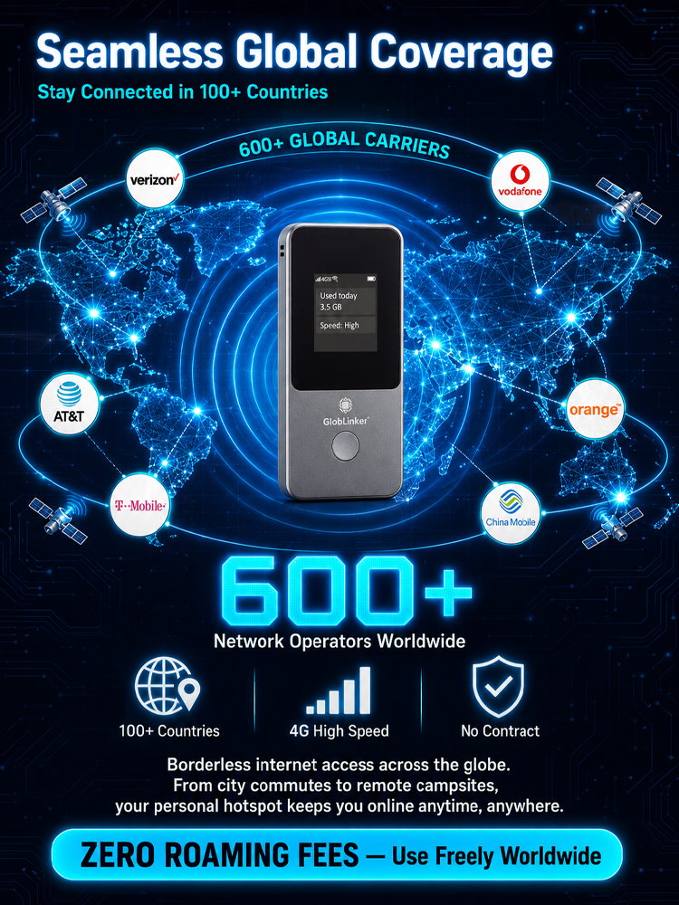 【5G Unlimited Speed】Mobile Pocket Router