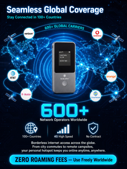 【5G Unlimited Speed】Mobile Pocket Router