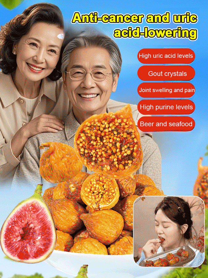Anti-Cancer & Uric Acid Lowering Triple-Steamed and Sun-Dried Figs