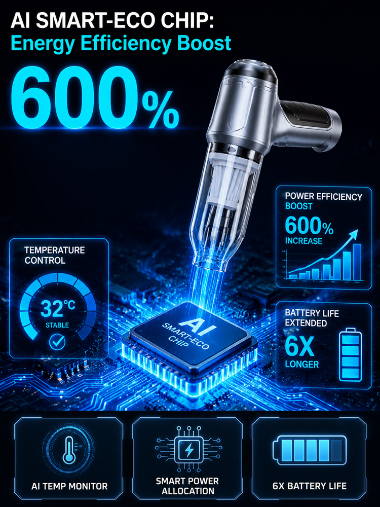 New powerful handheld vacuum cleaner