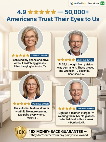 No eye exam needed • Lifetime use • Auto-focus from -10.00D-+10.00D — Multifocal sports glasses