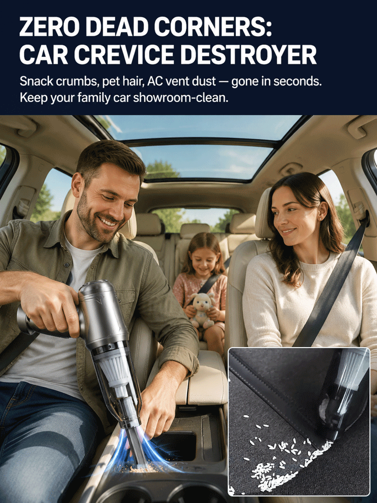 New powerful handheld vacuum cleaner