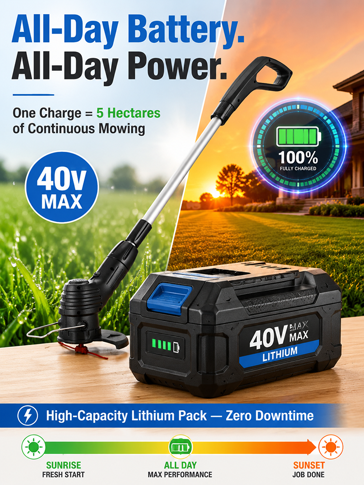 Foldable Rechargeable Garden Lawn Mower
