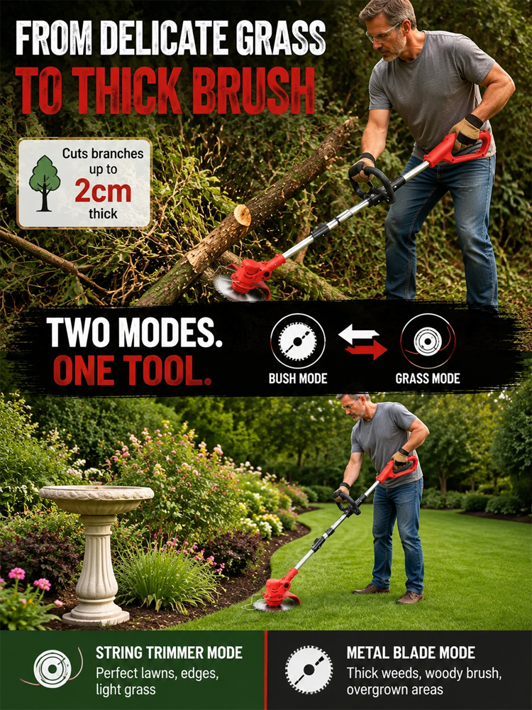 Multi-Functional Long-Lasting High-Power Lawn Mower