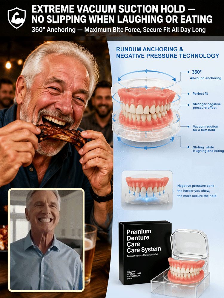 Denture accessory set for a comfortable fit
