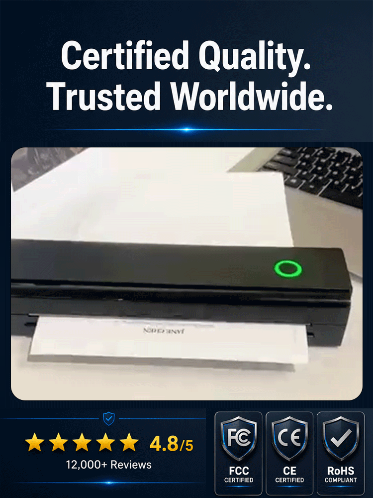Bluetooth Portable Inkless Printer