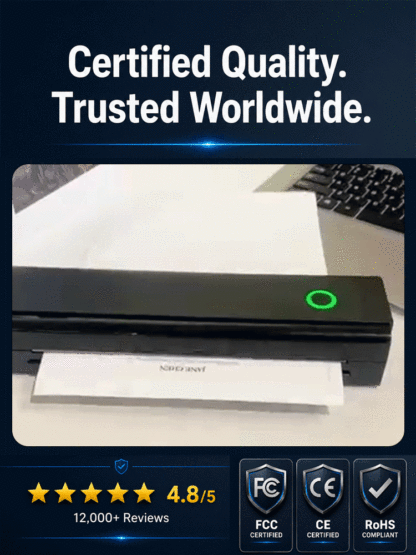 Bluetooth Portable Inkless Printer