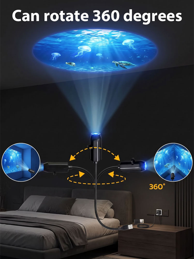 Starry Ocean Moon Lamp