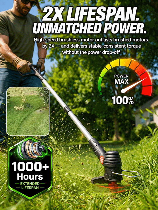 Foldable Rechargeable Garden Lawn Mower