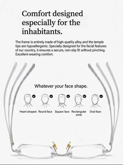 【Co-Created by Designers】Gypsophila Smart Zoom and Color-Changing Reading Glasses
