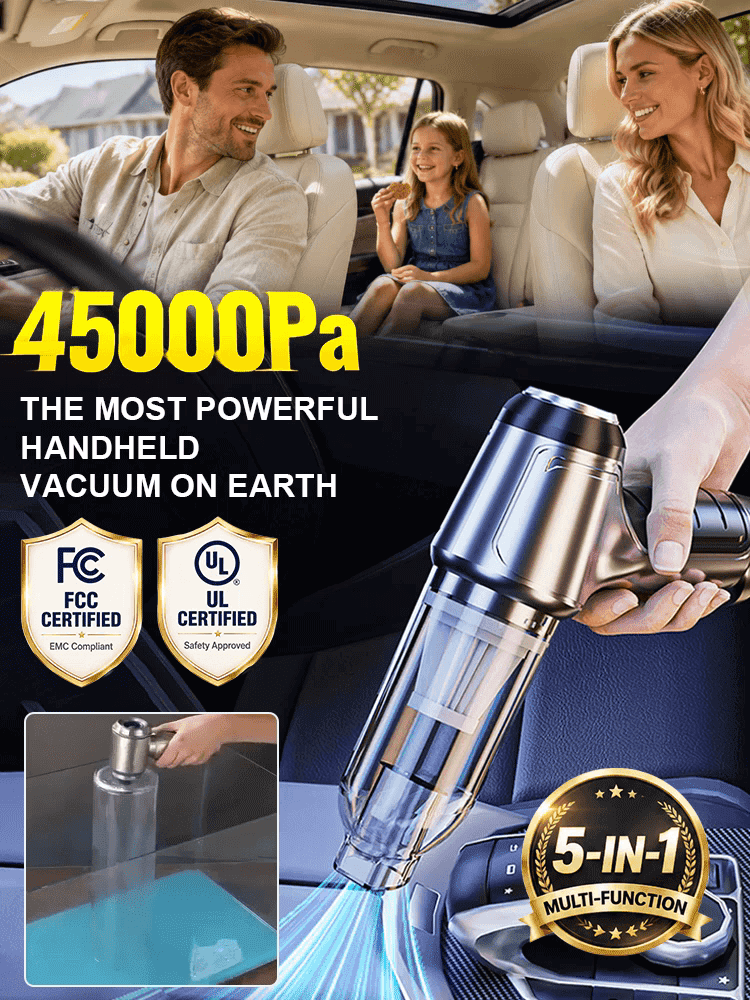 New powerful handheld vacuum cleaner