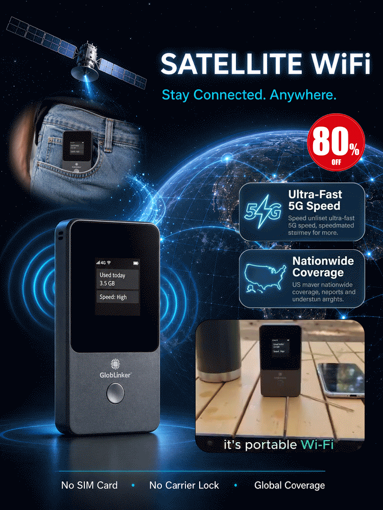 【5G Unlimited Speed】Mobile Pocket Router