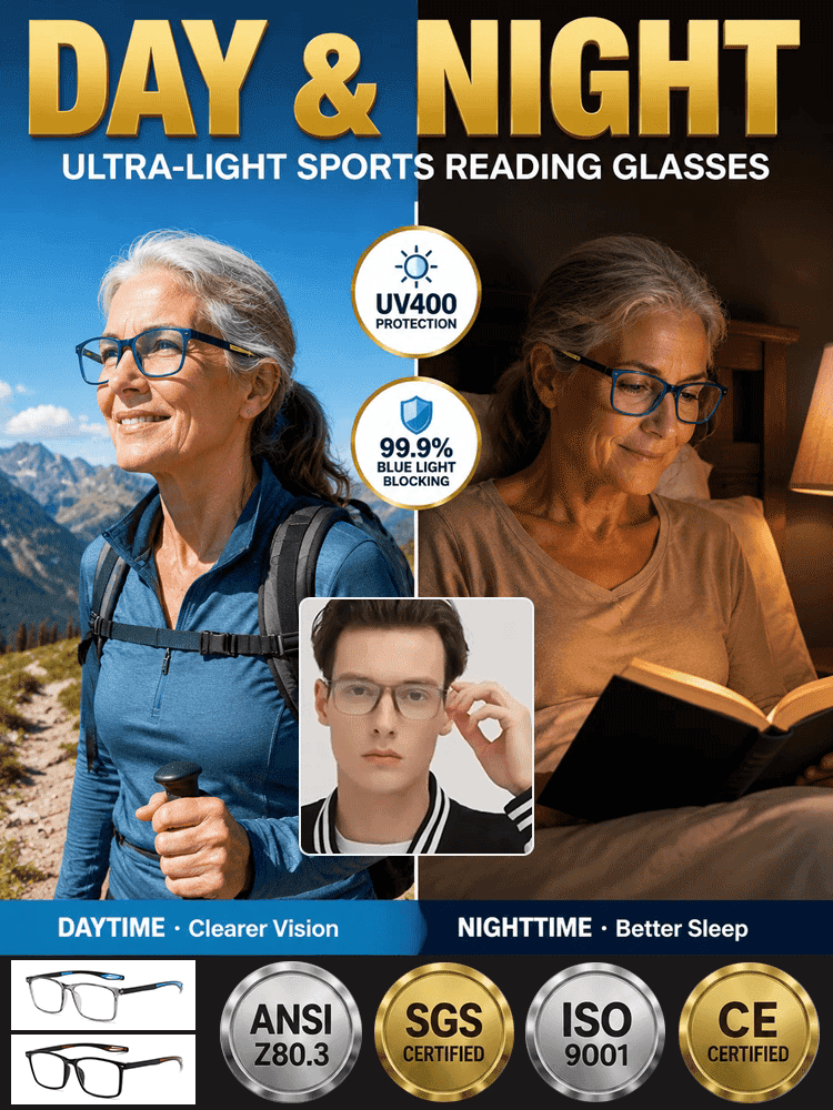 New stylish anti-blue light reading glasses, unisex presbyopic glasses.