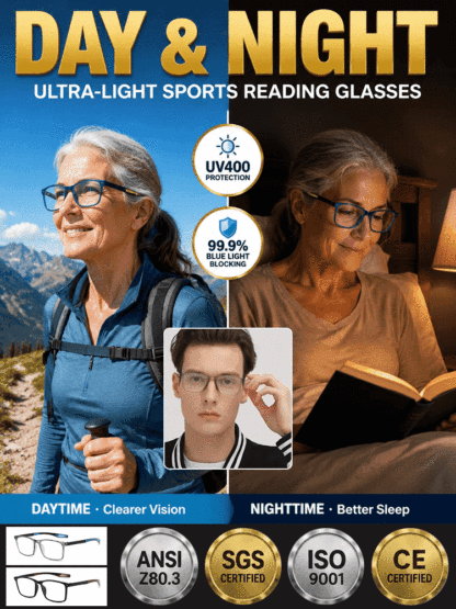 New stylish anti-blue light reading glasses, unisex presbyopic glasses.