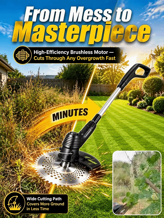 Foldable Rechargeable Garden Lawn Mower