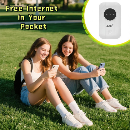 5G Pocket WiFi Router | No SIM Needed | Portable Internet for Travel, Camping, Home
