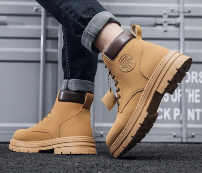 MEN’S WATERPROOF HIKE LEATHER BOOTS
