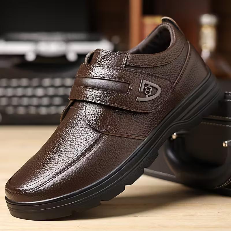 Men's All-Day Comfort Leather Arch Support Cushioned Shoes