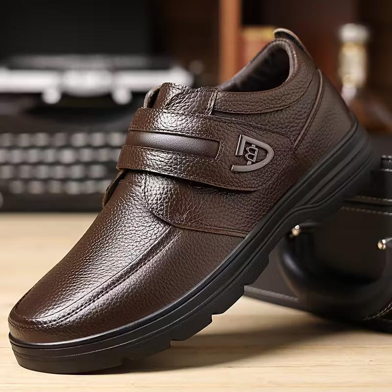 Men's All-Day Comfort Leather Arch Support Cushioned Shoes