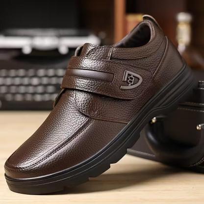 Men's All-Day Comfort Leather Arch Support Cushioned Shoes
