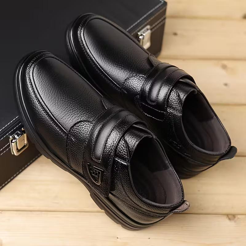 Men's All-Day Comfort Leather Arch Support Cushioned Shoes