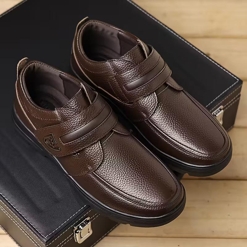 Men's All-Day Comfort Leather Arch Support Cushioned Shoes