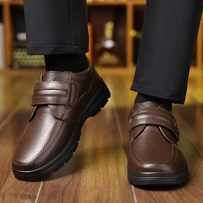 Men's All-Day Comfort Leather Arch Support Cushioned Shoes