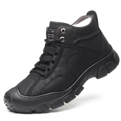 Men's Brown Leather Casual Ankle Boots