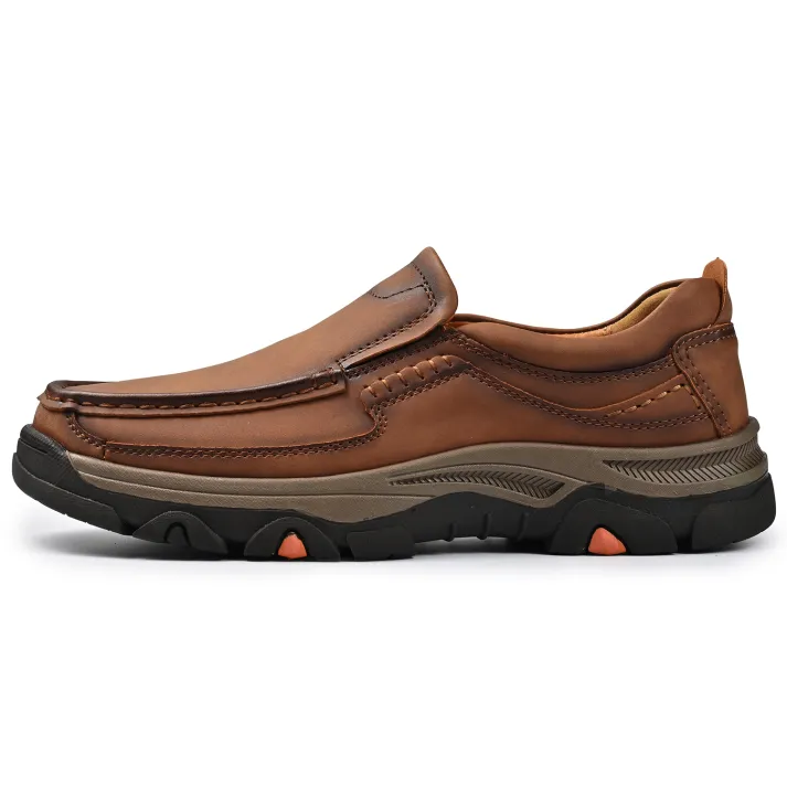 All-Day Comfort Casual Leather Slip On Loafers