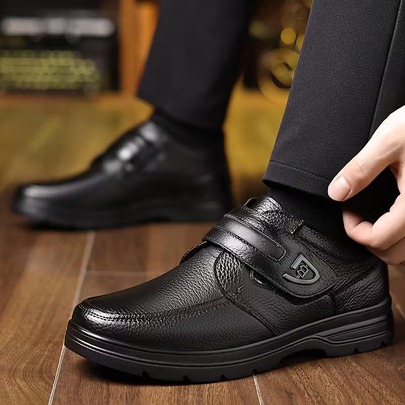 Men's All-Day Comfort Leather Arch Support Cushioned Shoes