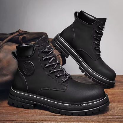 MEN’S WATERPROOF HIKE LEATHER BOOTS