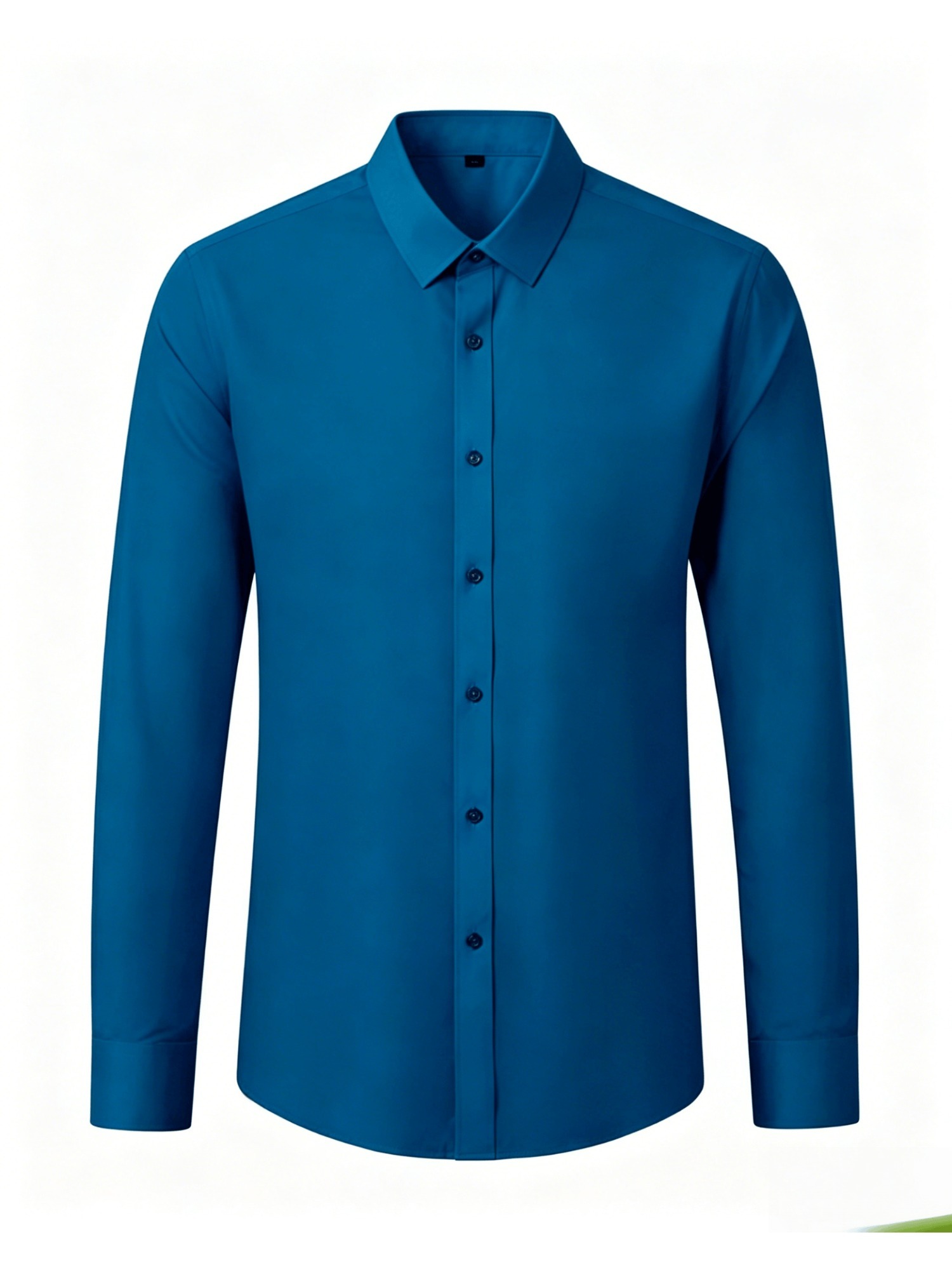 Men's 3pcs Long Sleeve Dress Shirts, Wrinkle-Free Stretch Formal Business Shirts, Slim Fit Button Tops for Office, Work and Casual Wear