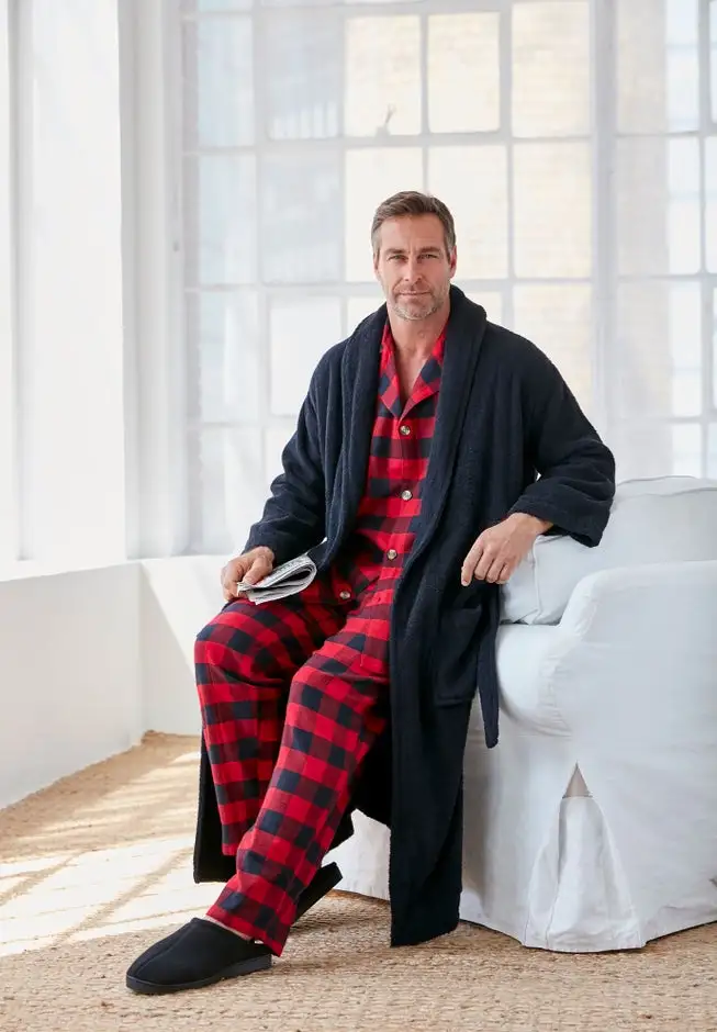 Plaid Flannel Pajama Set