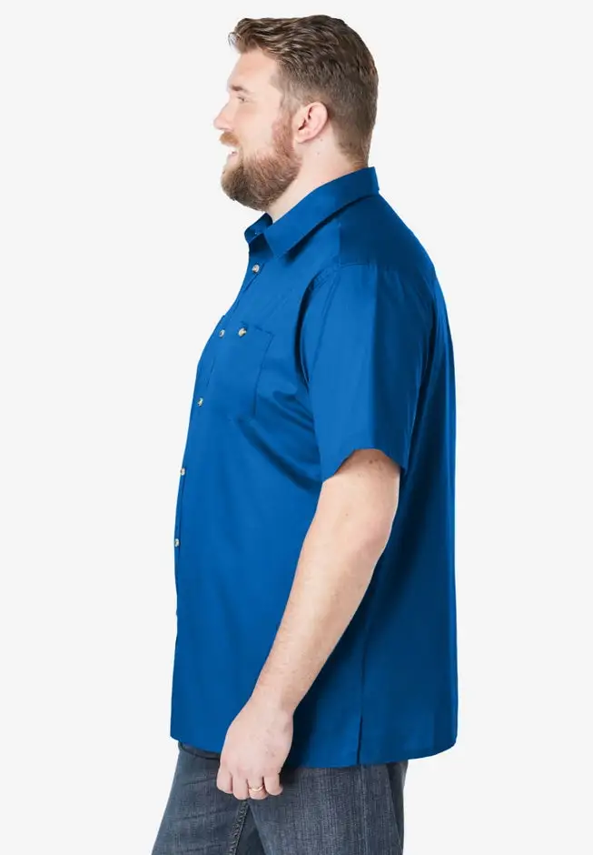 Short-Sleeve Pocket Sport Shirt